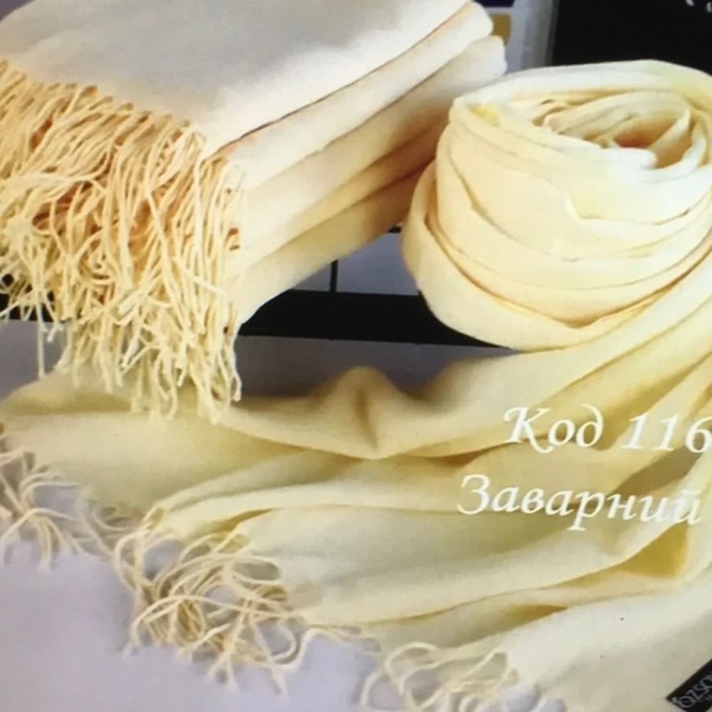 Ivory Pashmina Wrap Large Soft
